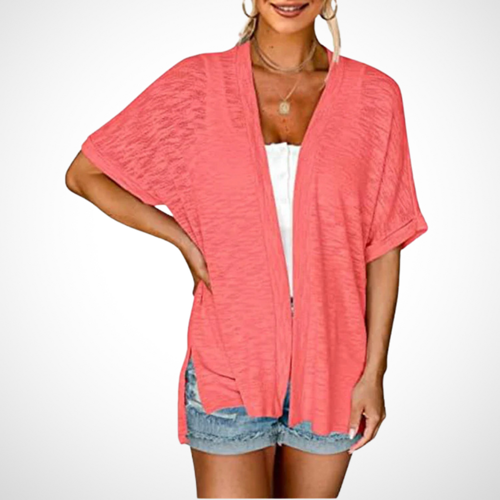 Ruth™ | Stylish Flowy Short Sleeve Cardigan
