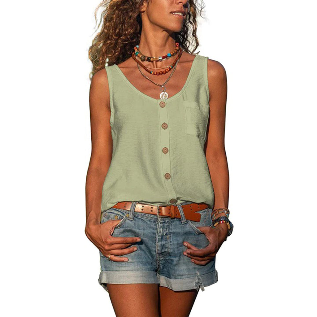 Gwen™ | Casual Sleeveless Top with Loose Fit